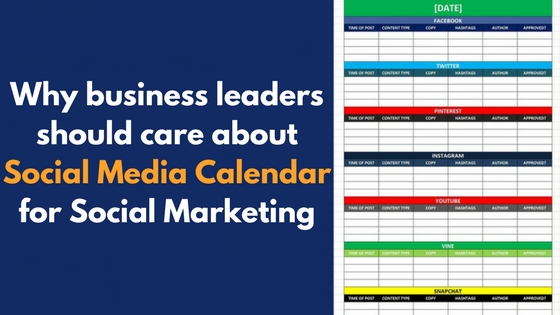 Social Media Calendar